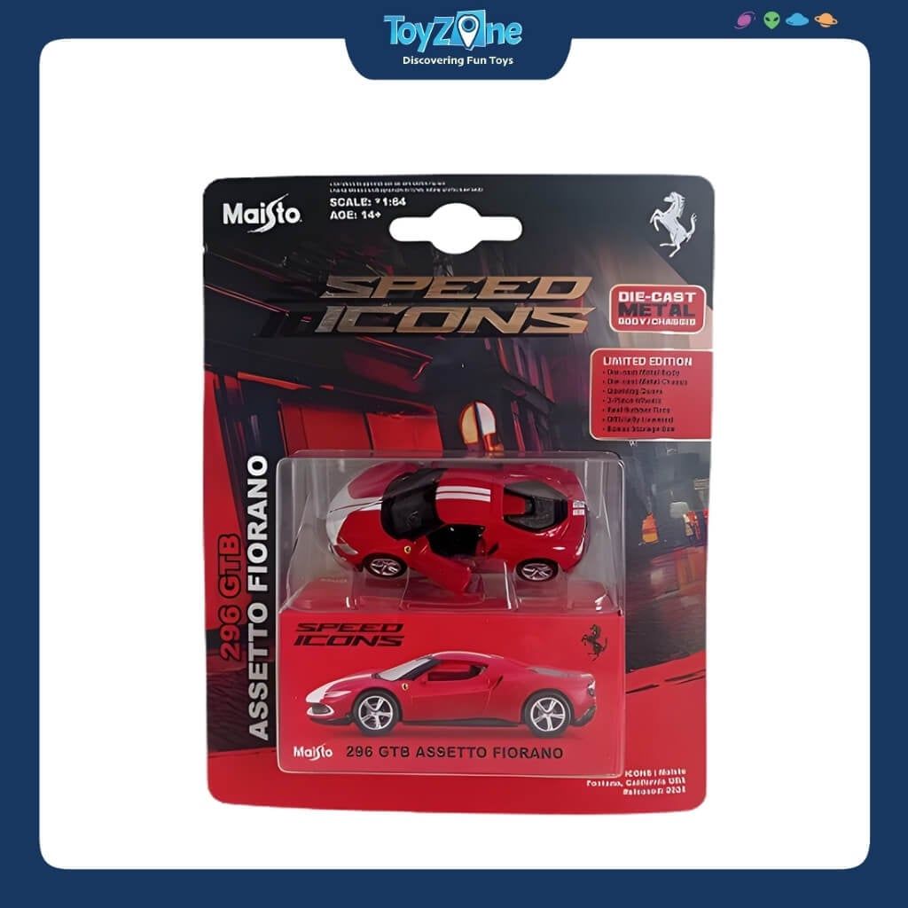 Mô hình xe Ferrari 296 GTB Assetto Fiorano - Speed Icons 1:64 MAISTO