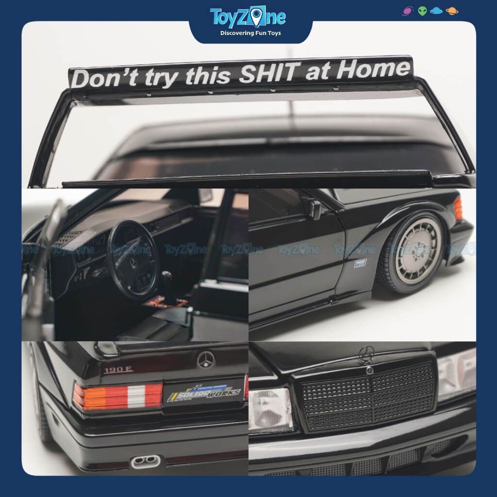 Mô hình xe Mercedes-Benz 190E ( W201 ) EVO II 1990 Solido Works  1:18 SOLIDO