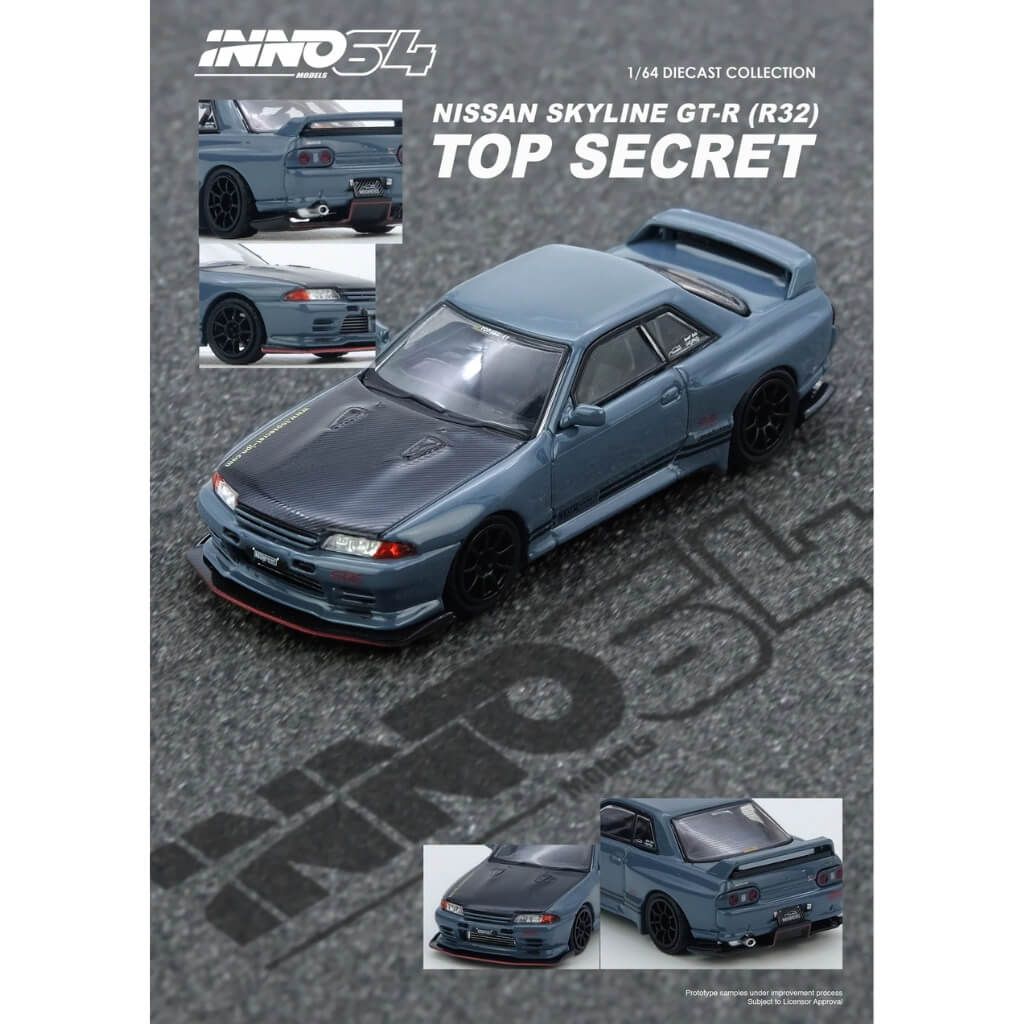 Mô hình xe Nissan Skyline R32 GT-R Top Secret 1:64 INNO64