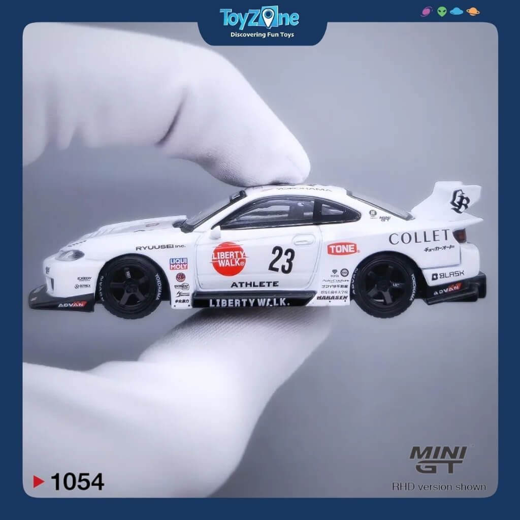  Mô hình xe Nissan LB-Super Silhouette S15 Silvia 1:64 MiniGT 