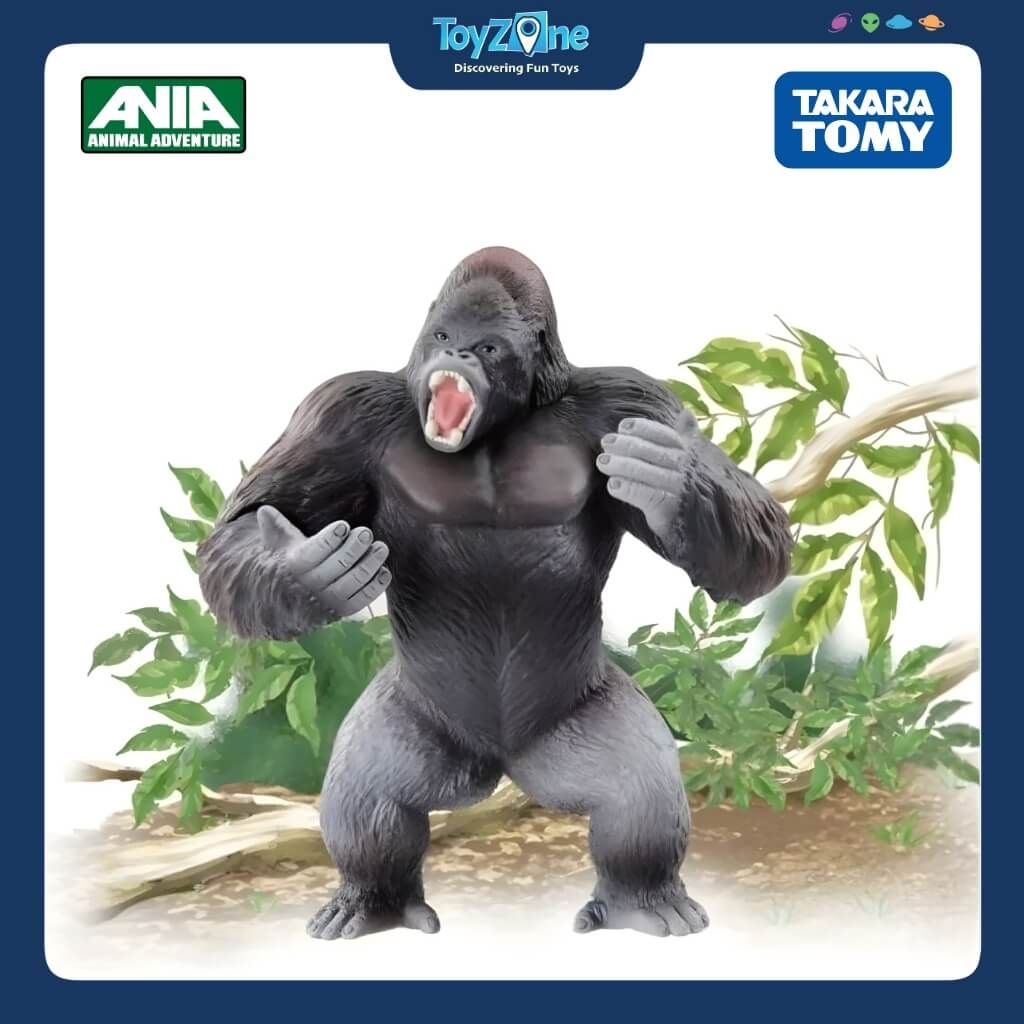 Mô hình đồ chơi Động Vật Khỉ Đột ANIA AS-36 Gorilla ( Wild ver. ) TAKARA TOMY