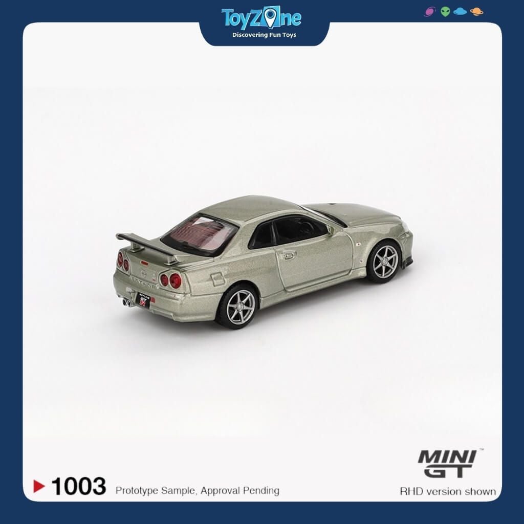  Mô hình xe Nissan Skyline GT-R (R34) V-Spec II Nür 1:64 MiniGT 