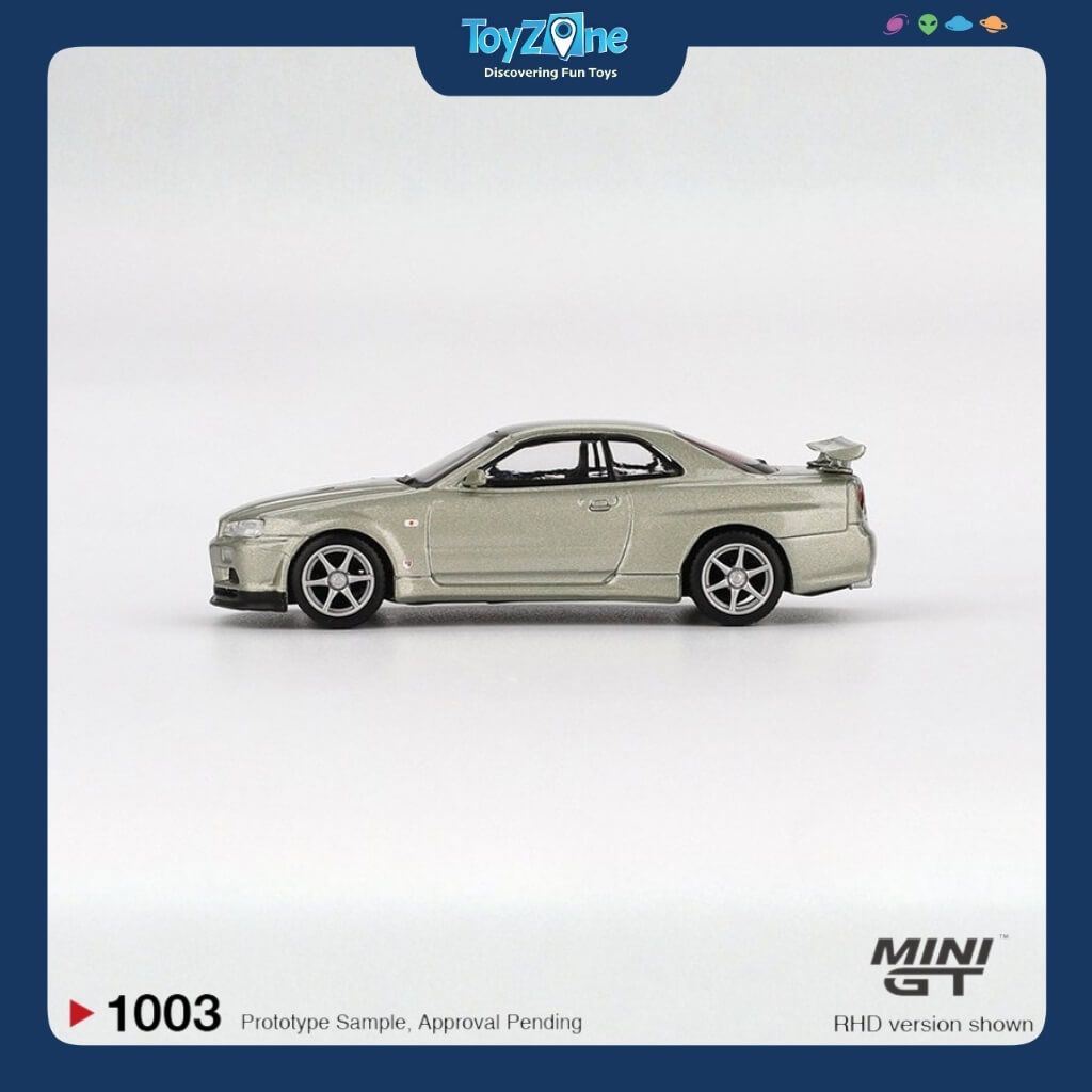  Mô hình xe Nissan Skyline GT-R (R34) V-Spec II Nür 1:64 MiniGT 