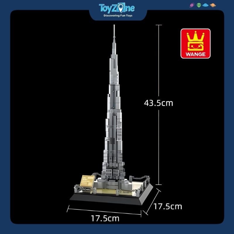 Bộ đồ chơi lắp ráp mô hình Công Trình Kiến Trúc Wange