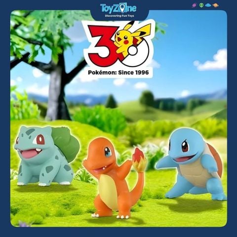 Mô hình đồ chơi Pokemon Moncolle 30th Anniversary Kanto Region Set TAKARA TOMY