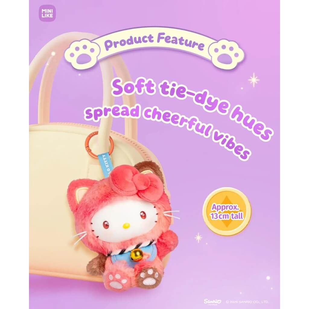 Mô hình đồ chơi Blind box Hello Kitty Style Meow Blessing Series Plush Relaxing Toy Mini MOETCH