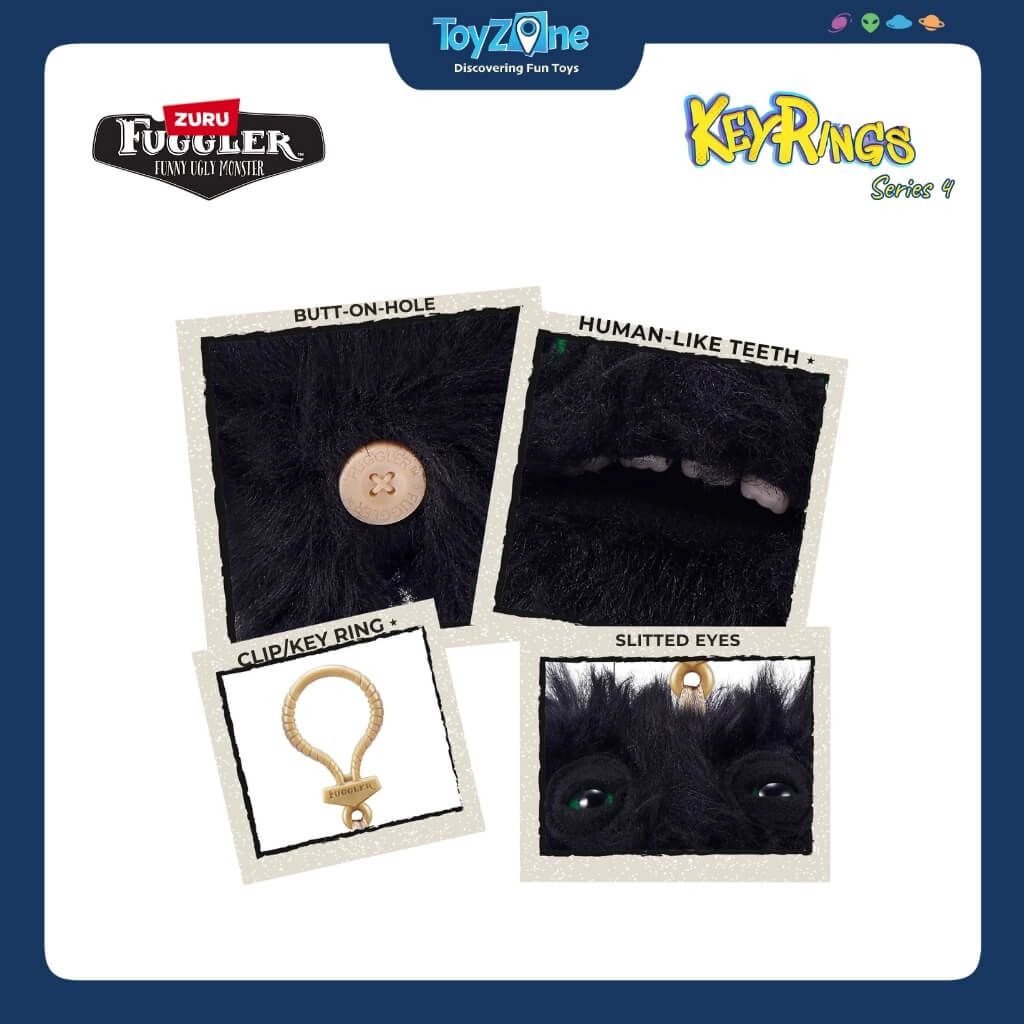 Mô Hình Đồ Chơi Sưu Tầm Móc Khoá Fuggler Keyrings Ver 4 5inch ZURU TOYS
