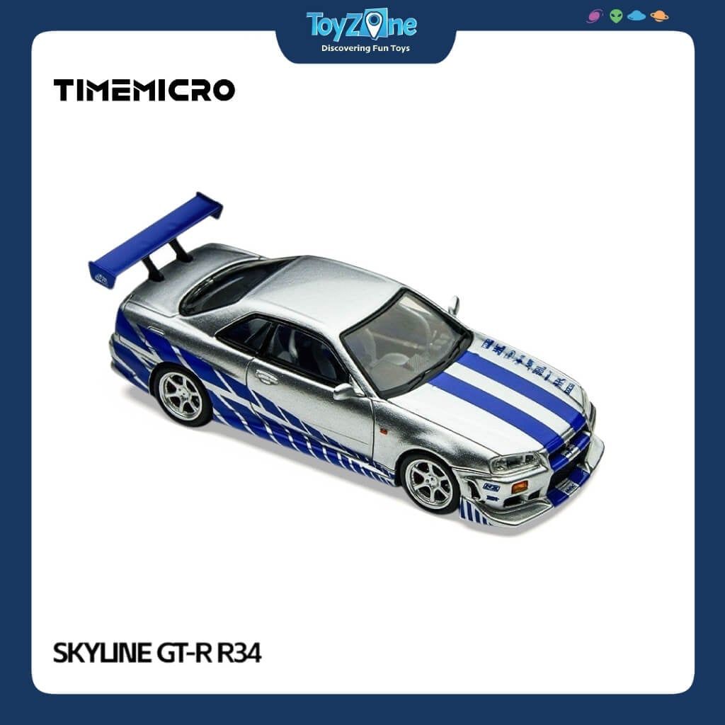 Mô hình xe Nissan Skyline GT-R R34 1:64 Time Micro