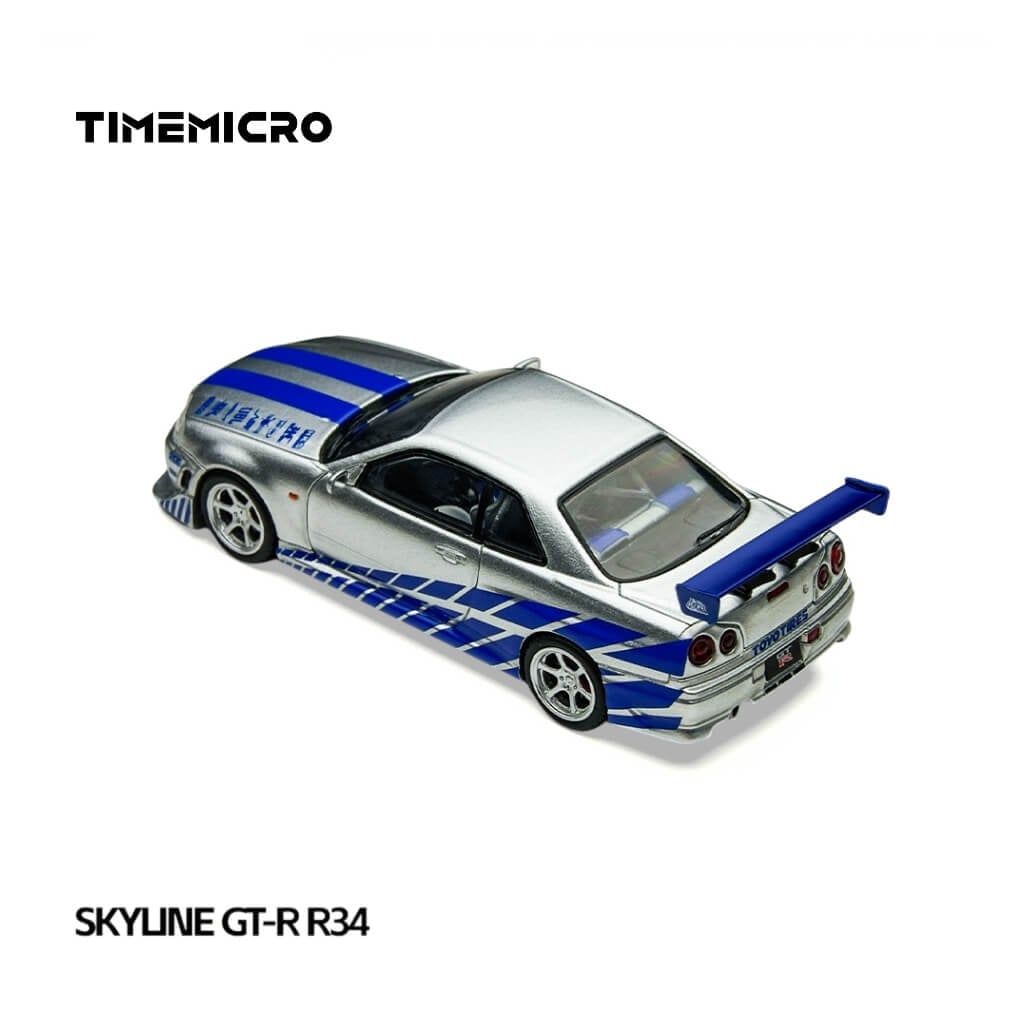 Mô hình xe Nissan Skyline GT-R R34 1:64 Time Micro