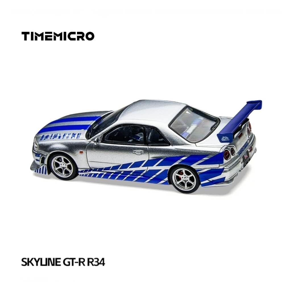 Mô hình xe Nissan Skyline GT-R R34 1:64 Time Micro