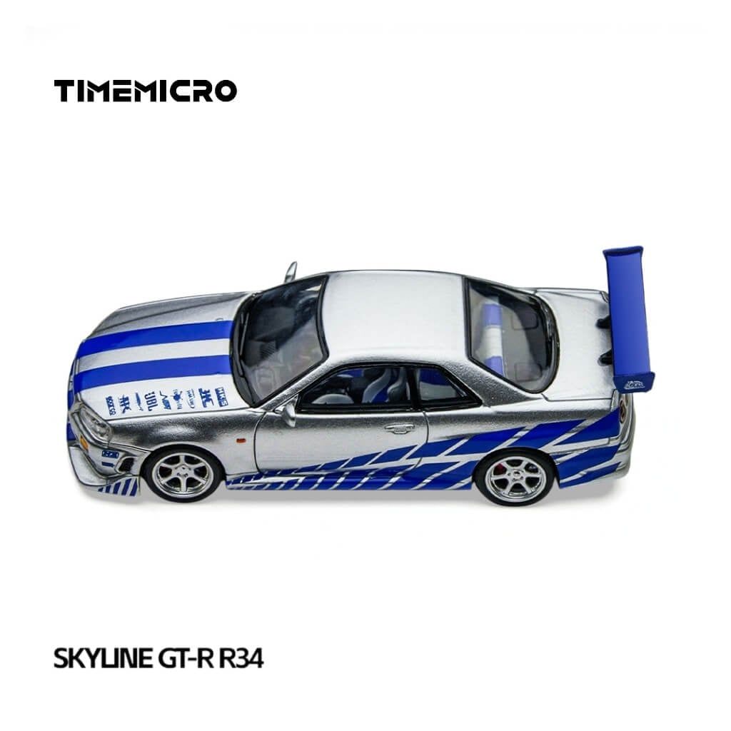 Mô hình xe Nissan Skyline GT-R R34 1:64 Time Micro
