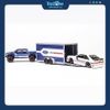 Mô hình xe vận chuyển Ford F150 SVT Raptor 2021 + Ford SVT Cobra 1993 Design Team Hauler 1:64 MAISTO