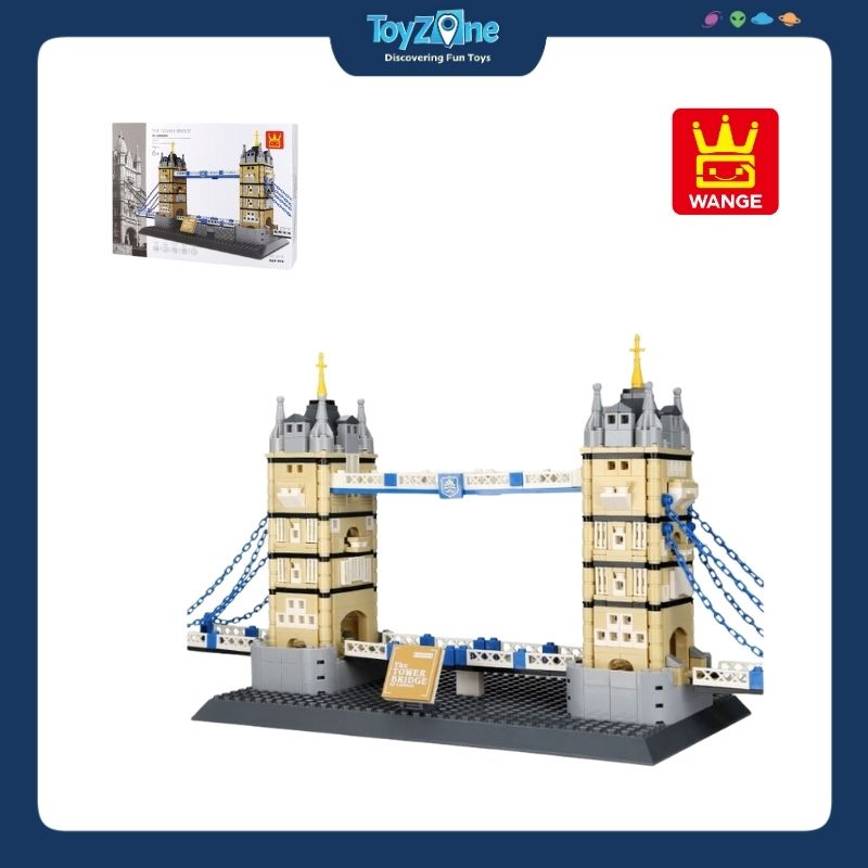Bộ đồ chơi lắp ráp mô hình Công Trình Kiến Trúc Wange