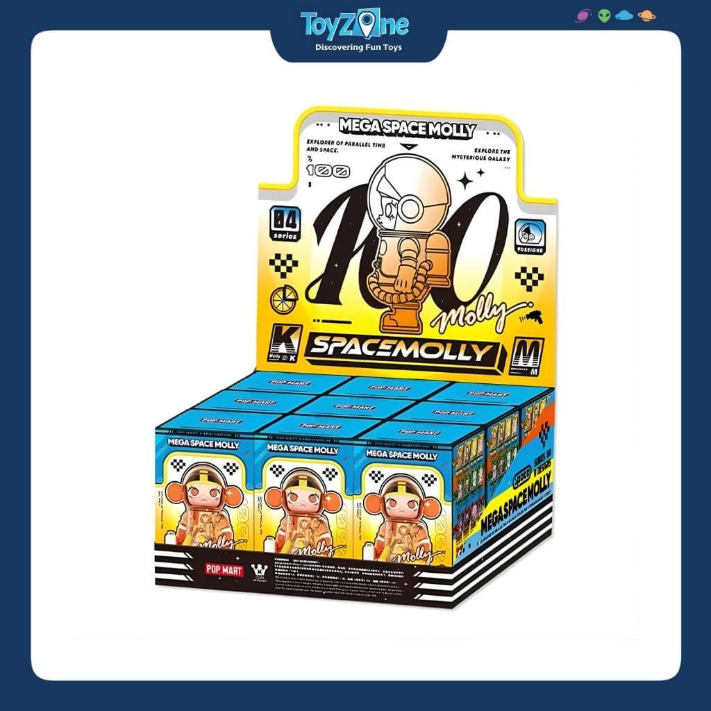 Mô hình đồ chơi Blind box Mega Space Molly 100% Series 4 POP MART