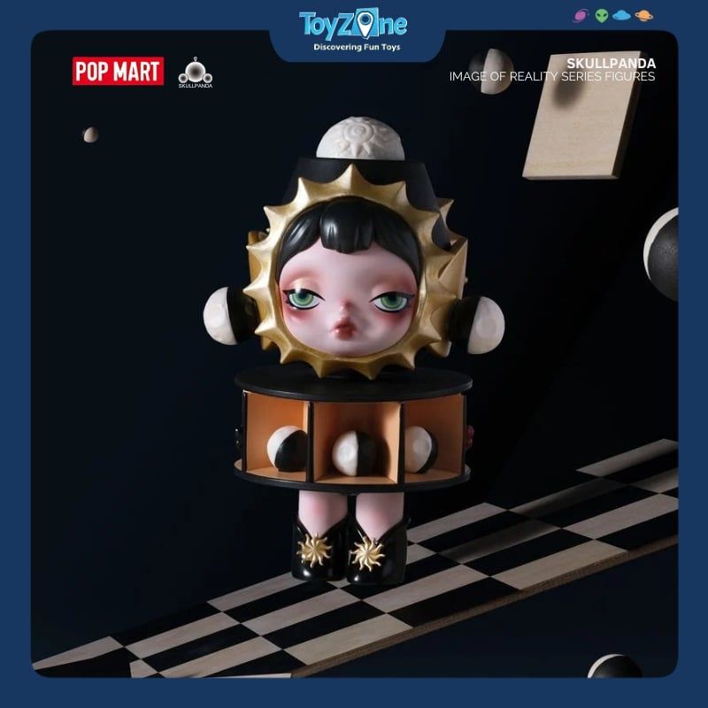 Mô hình đồ chơi Blind box Skull Panda Image Of Reality ( Hình Ảnh Thực Tại ) POP MART
