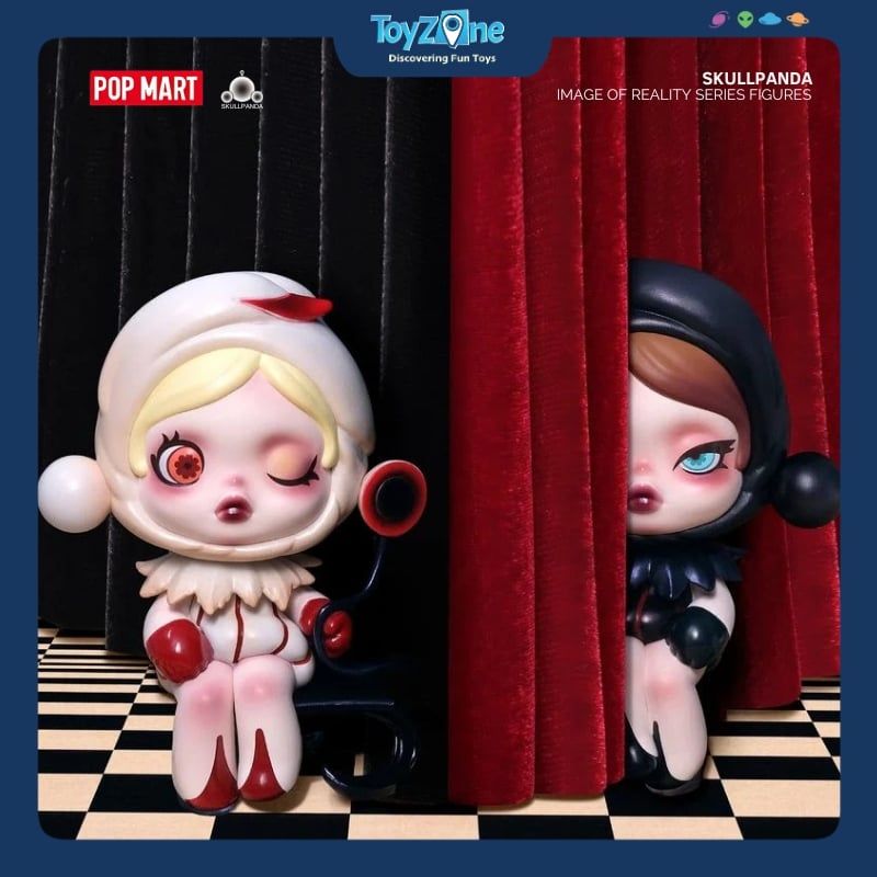 Mô hình đồ chơi Blind box Skull Panda Image Of Reality ( Hình Ảnh Thực Tại ) POP MART