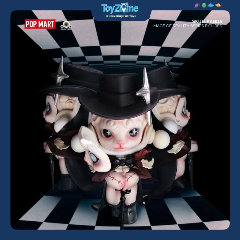 Mô hình đồ chơi Blind box Skull Panda Image Of Reality ( Hình Ảnh Thực Tại ) POP MART