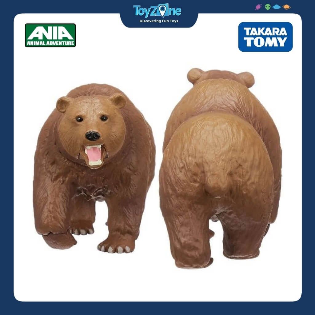 Mô hình đồ chơi Động vật Gấu Nâu ANIA AS-25 Brown Bear TAKARA TOMY