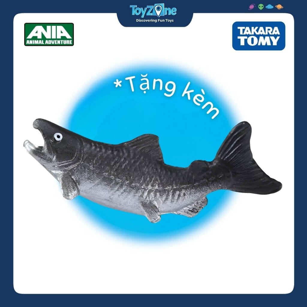 Mô hình đồ chơi Động vật Gấu Nâu ANIA AS-25 Brown Bear TAKARA TOMY