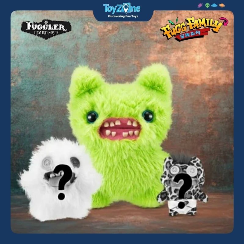  Mô hình đồ chơi sưu tầm Fuggler Fugg Family ( Gia Đình Quái Vật Fuggler ) ZURU TOYS 