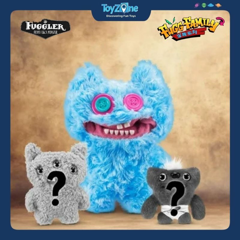  Mô hình đồ chơi sưu tầm Fuggler Fugg Family ( Gia Đình Quái Vật Fuggler ) ZURU TOYS 
