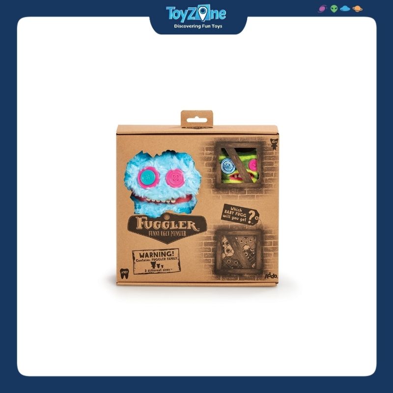  Mô hình đồ chơi sưu tầm Fuggler Fugg Family ( Gia Đình Quái Vật Fuggler ) ZURU TOYS 