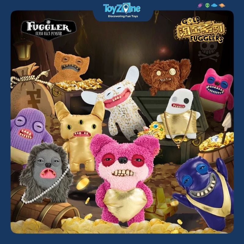 Mô hình đồ chơi sưu tầm Fuggler Gold Fuggs 9inch ZURU TOYS