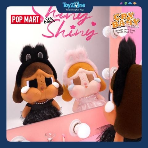 Mô hình gấu bông Crybaby Shiny Shiny Series Plush Doll POP MART