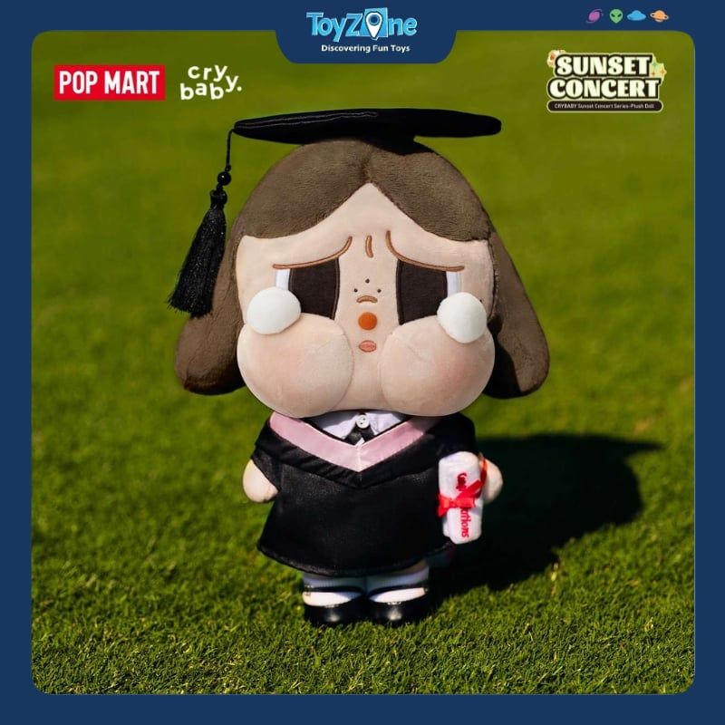 Mô hình gấu bông Crybaby Sunset Concert Series Plush Doll POP MART