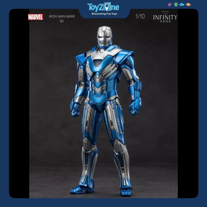 Mô hình Iron Man Mark 30 ( MK30 ) Blue Steel 1:10 ZD TOYS