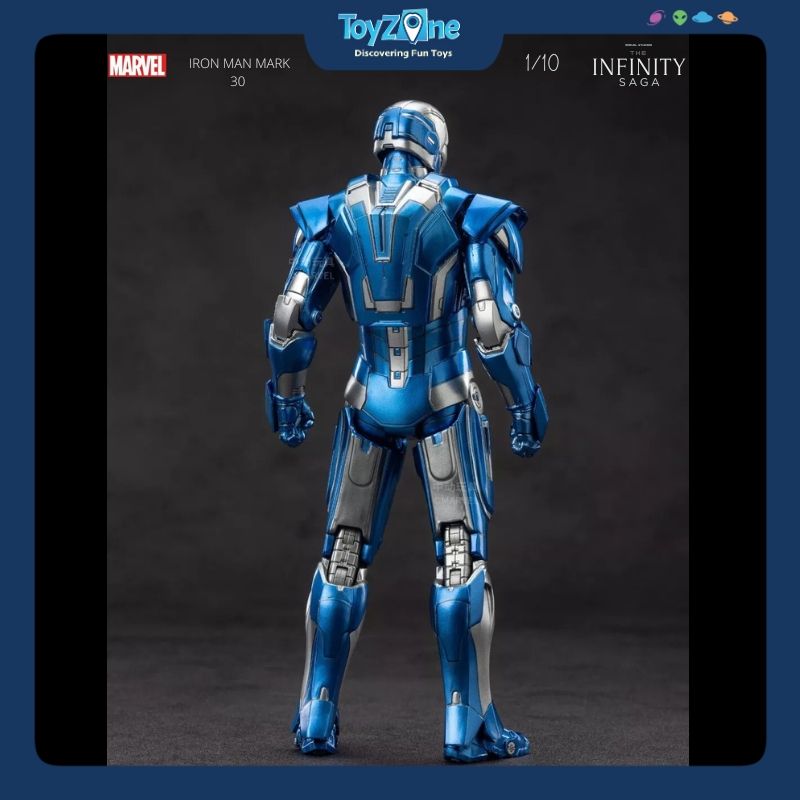 Mô hình Iron Man Mark 30 ( MK30 ) Blue Steel 1:10 ZD TOYS