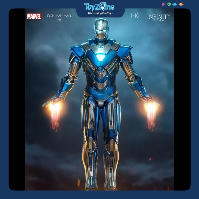 Mô hình Iron Man Mark 30 ( MK30 ) Blue Steel 1:10 ZD TOYS