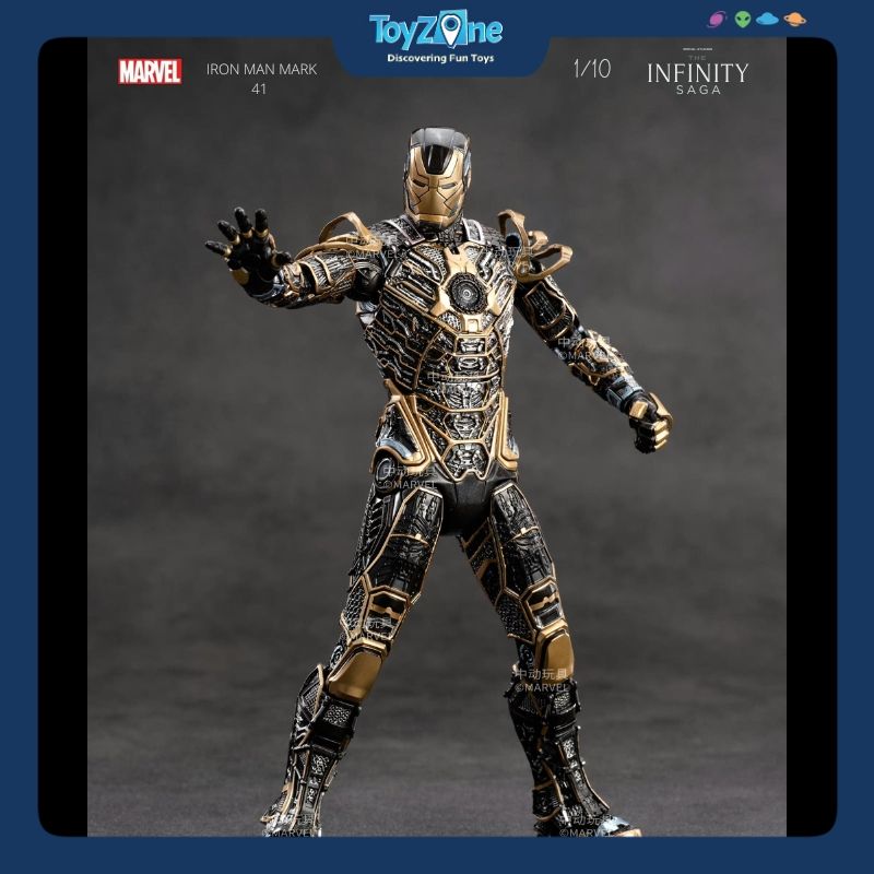 Mô hình Iron Man Mark 41 ( MK41 ) Bones 1:10 ZD TOYS