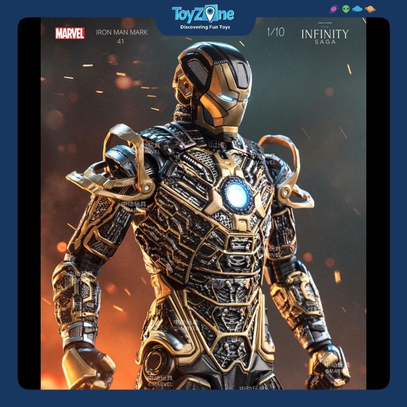 Mô hình Iron Man Mark 41 ( MK41 ) Bones 1:10 ZD TOYS