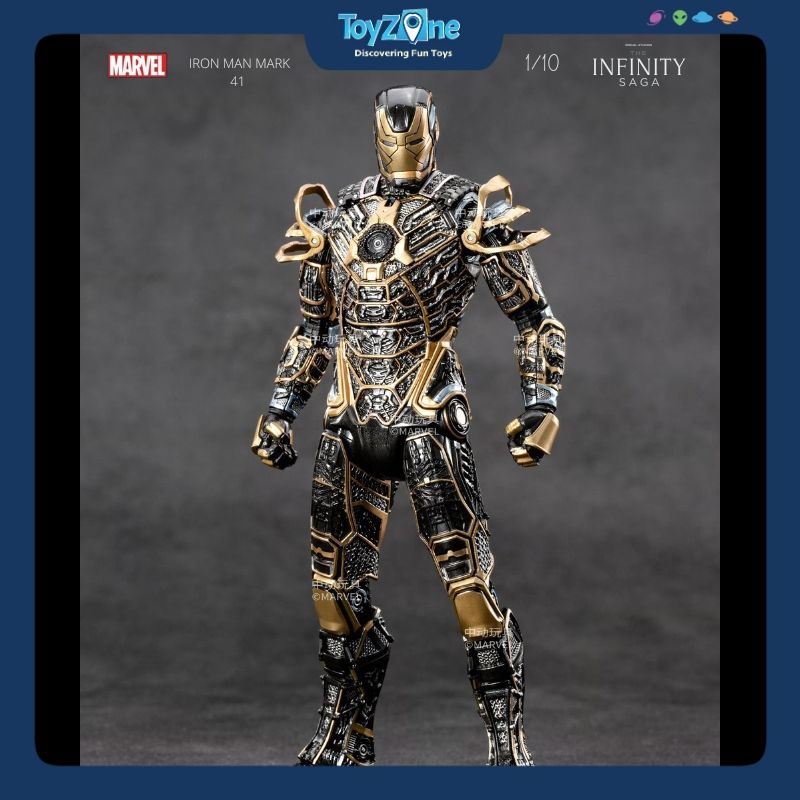 Mô hình Iron Man Mark 41 ( MK41 ) Bones 1:10 ZD TOYS