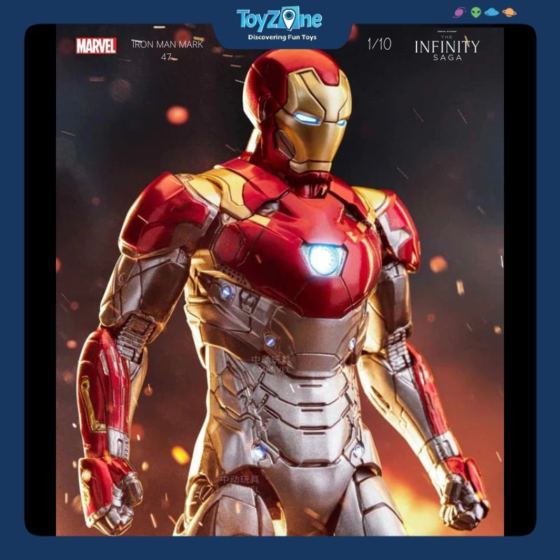  Mô hình Iron Man Mark 47 ( MK47 ) Prodigal Son 1:10 ZD TOYS 