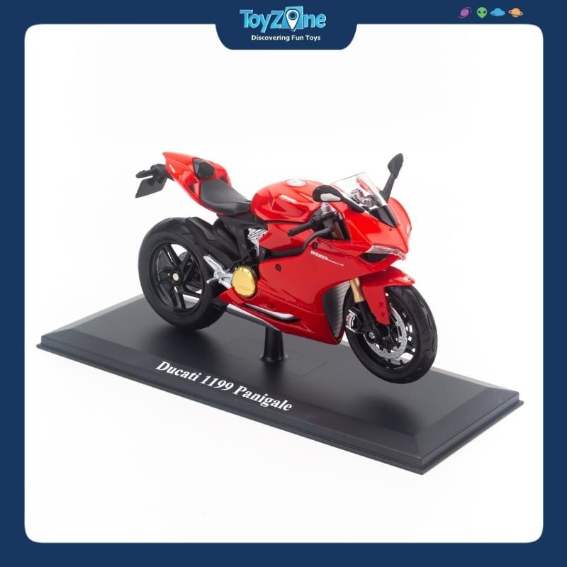 Mô hình mô tô Ducati 1199 Panigale Red 1:12 Maisto
