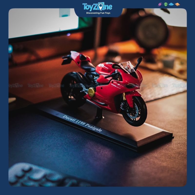 Mô hình mô tô Ducati 1199 Panigale Red 1:12 Maisto