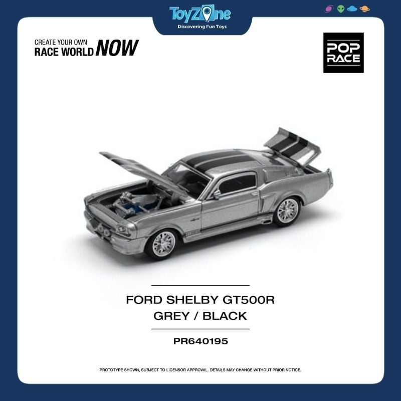  Mô hình xe 1967 Ford Shelby Mustang GT500 1:64 Pop Race 
