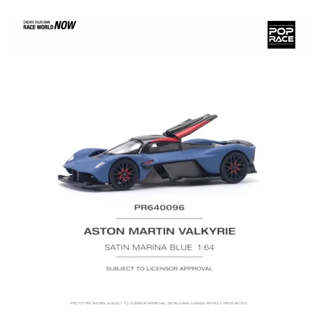 Mô hình xe Aston Martin Valkyrie 1:64 POP RACE