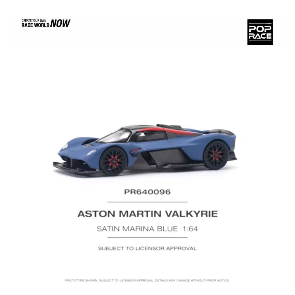 Mô hình xe Aston Martin Valkyrie 1:64 POP RACE