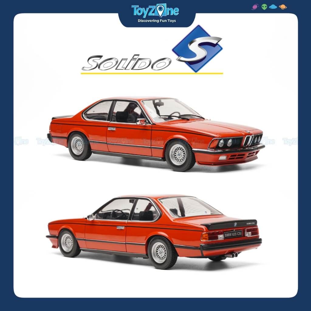Mô hình xe BMW 635 CSI ( E24 ) 1984 1:18 SOLIDO