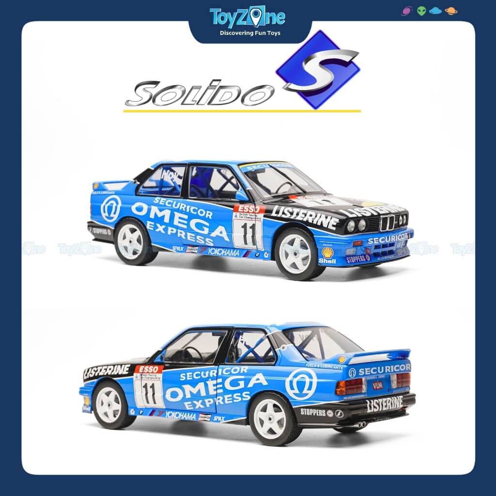 Mô hình xe BMW E30 BTCC 1991 1:18 SOLIDO