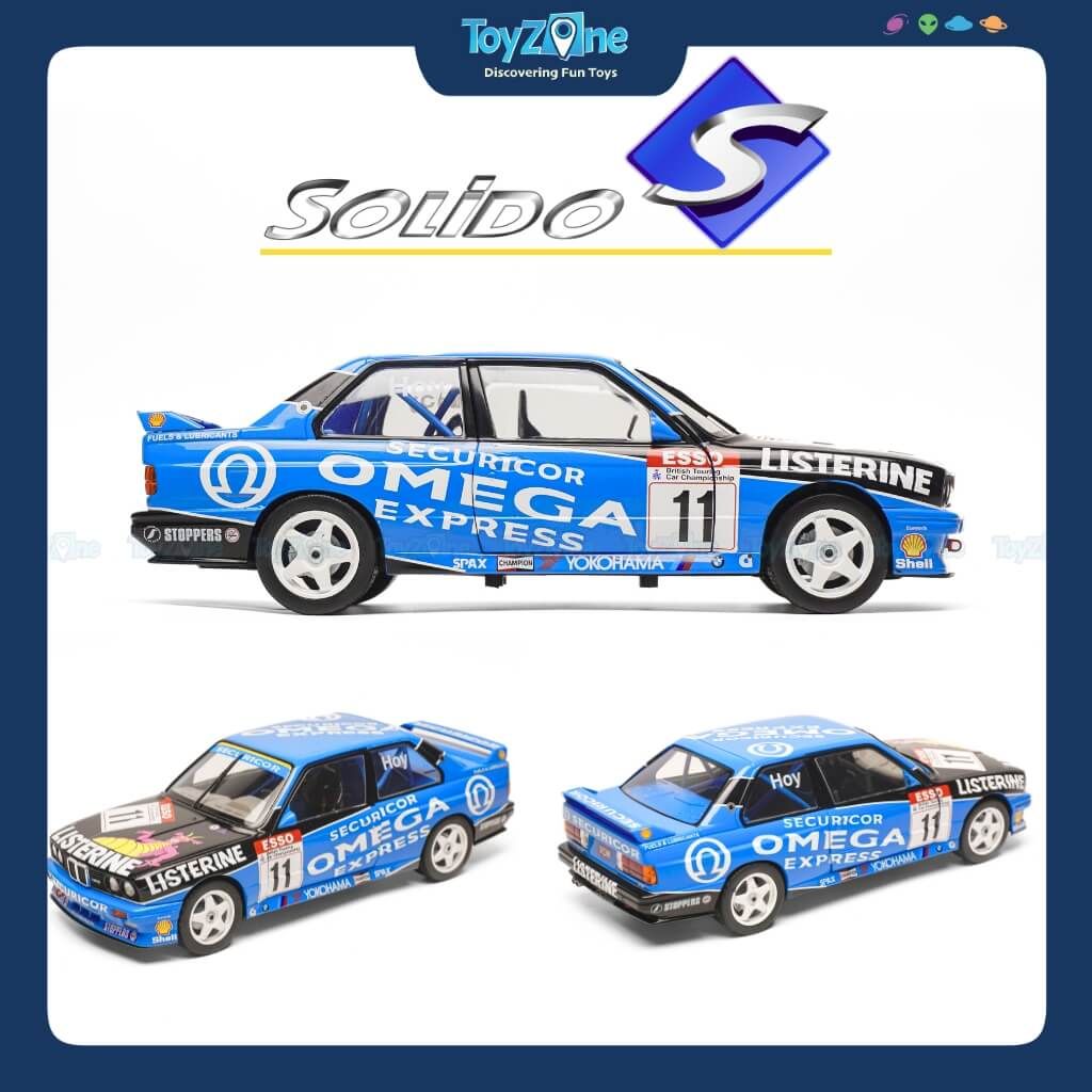 Mô hình xe BMW E30 BTCC 1991 1:18 SOLIDO