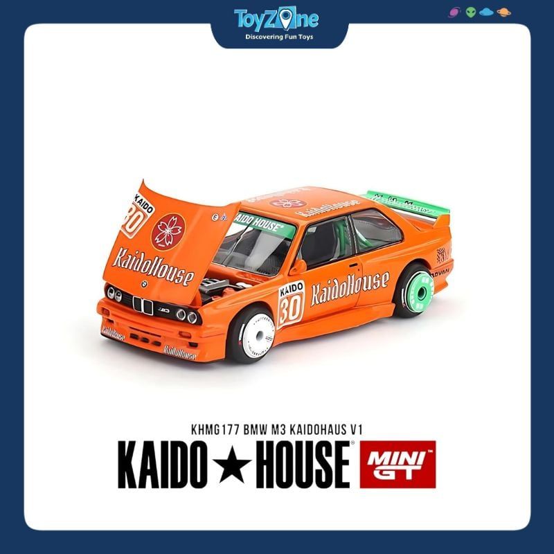 Mô hình xe BMW M3 ( E30 ) 1:64 KAIDO HOUSE x MiniGT