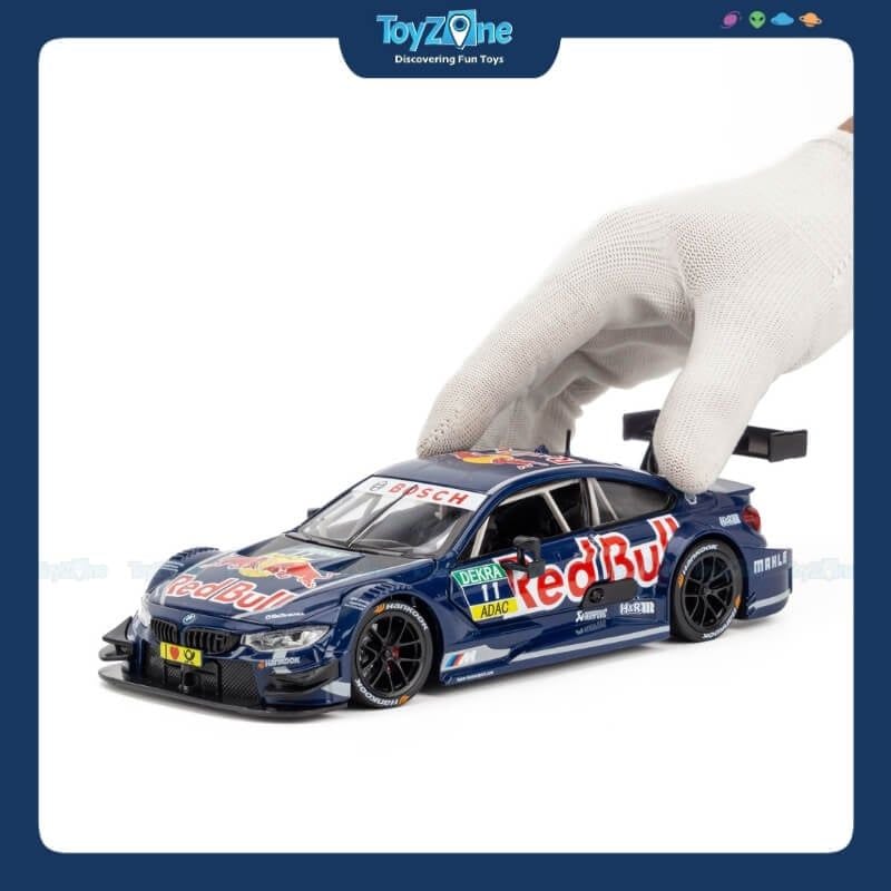 Mô hình xe BMW M4 DTM Red Bull 1:24 CCA