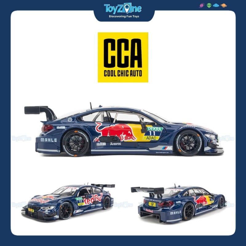Mô hình xe BMW M4 DTM Red Bull 1:24 CCA