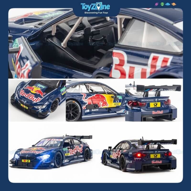 Mô hình xe BMW M4 DTM Red Bull 1:24 CCA