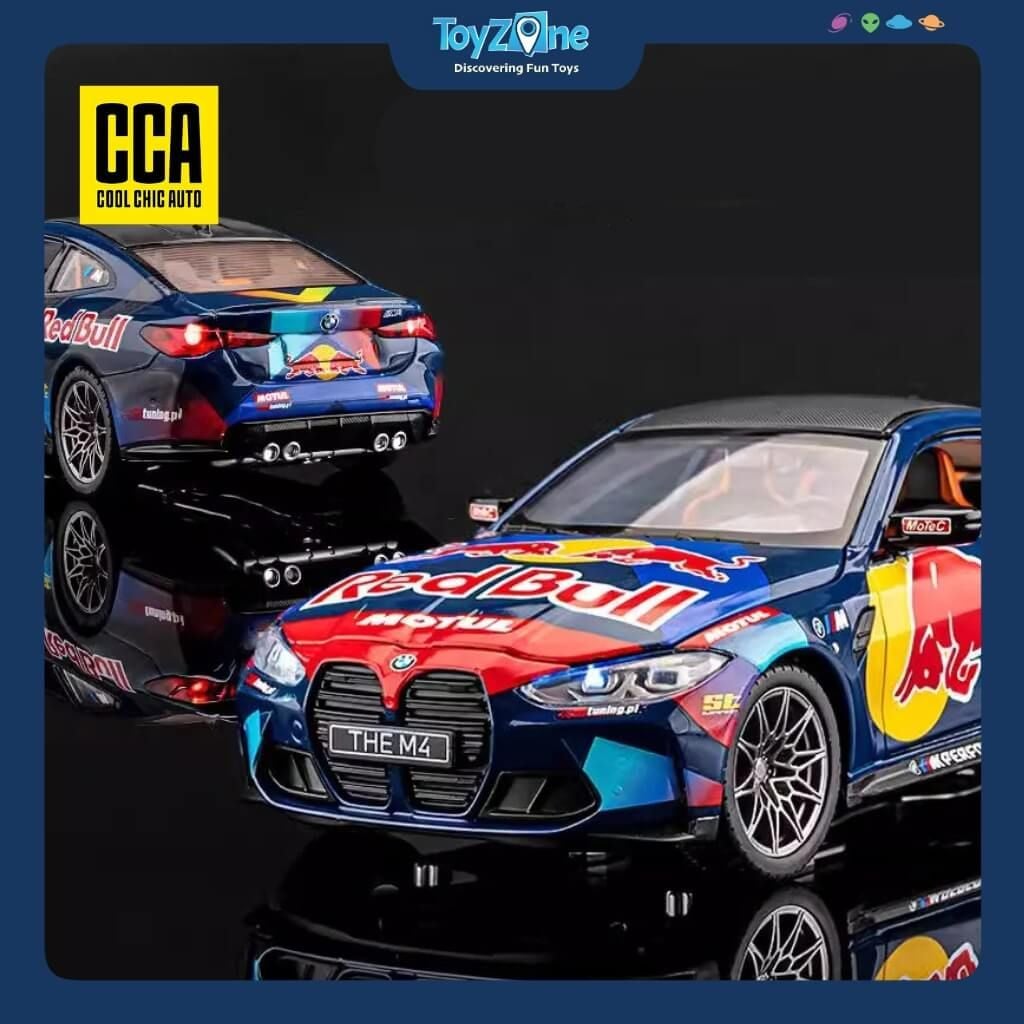 Mô hình xe BMW M4 Red Bull Livery 1:24 CCA