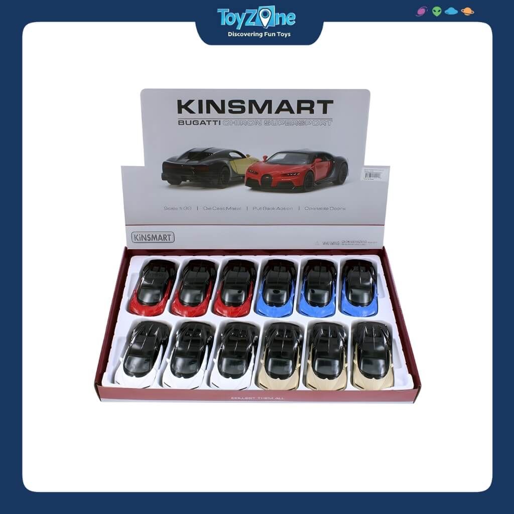 Mô hình xe Bugatti Chiron 1:36 KINSMART